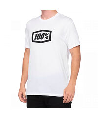 100% 100% Icon T-Shirt Vit