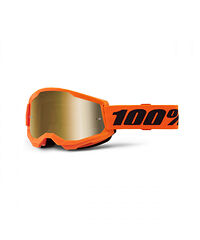 100% 100% Strata 2 Crossglasögon Neon Orange