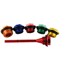 Holeshot Holeshot Olje lock Eloxerad Röd