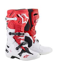 Alpinestars Tech 10 Crosstövlar Röd Vit