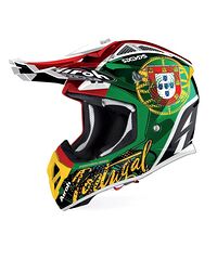 Airoh Aviator 2.3 AMS2 Six Days 2020 Crosshjälm Röd Grön