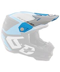 6D 6D ATR-2 Visor Helo Blue Grey