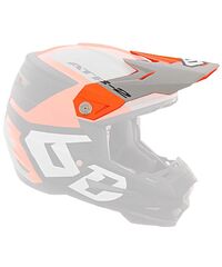 6D 6D ATR-2 Visor Helo Orange Grey