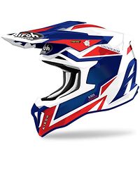 Airoh Strycker Axe Crosshjälm Blå Röd