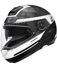 Schuberth C4 Pro Carbon Tempest Hjälm Svart Vit
