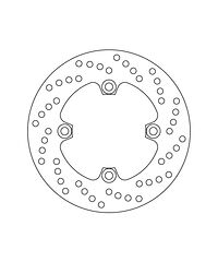 Brembo Brembo Serie Oro Bromsskiva Bak