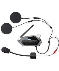 Sena 50R Low Profile Motorcycle Bluetooth Communication System with Mesh Intercom