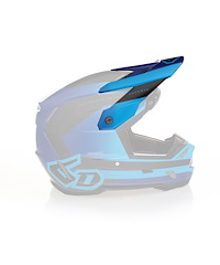 6D 6D ATR-3 Pure Hjälmskärm Blå Glansig