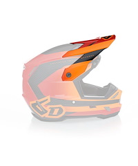 6D 6D ATR-3 Pure Hjälmskärm Orange Glansig