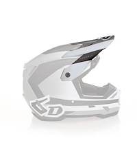 6D 6D ATR-3 Pure Hjälmskärm Vit Glansig