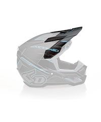 6D 6D ATR-3 Reflex Hjälmskärm Svart Glansig