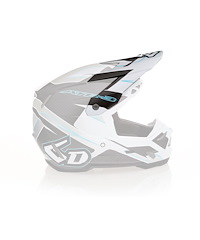 6D 6D ATR-3 Reflex Hjälmskärm Vit Glansig