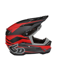 6D 6D ATR-3 Rival Crosshjälm (FIM) Röd Glansig