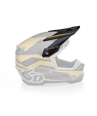 6D 6D ATR-3 Rival Hjälmskärm Guld Glansig