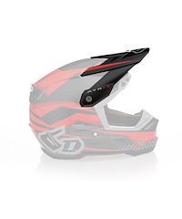 6D 6D ATR-3 Rival Hjälmskärm Röd Glansig