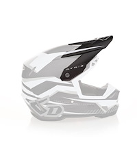 6D 6D ATR-3 Rival Hjälmskärm Vit Matt