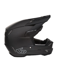 6D 6D ATR-3 Solid Crosshjälm (FIM) Svart Matt