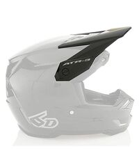 6D 6D ATR-3Y Solid Hjälmskärm Svart Gloss Barn