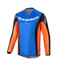 Alpinestars Alpinestars Racer Melt Crosströja Orange Blå Barn