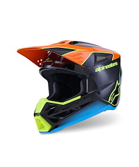Alpinestars Alpinestars S-M3 Fray Crosshjälm Svart Orange Neongul