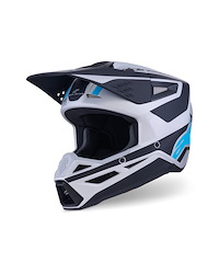 Alpinestars Alpinestars S-M3 Heat Crosshjälm Silver Blå Svart