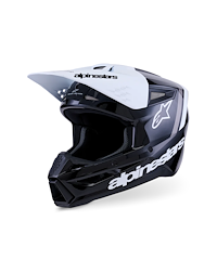 Alpinestars Alpinestars S-M3 Radium Crosshjälm Svart Vit