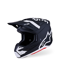 Alpinestars Alpinestars S-M7 Dasher Crosshjälm Svart Vit