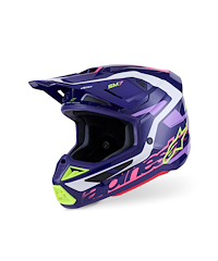 Alpinestars Alpinestars S-M7 Deed Crosshjälm Lila Rosa