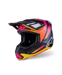 Alpinestars Alpinestars S-M7 Rise Crosshjälm Svart Gul Rosa