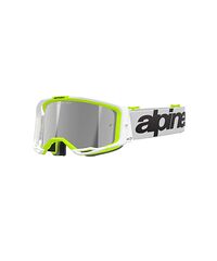 Alpinestars Alpinestars Vision 8 Wordmark Crossglasögon Vit Neongul