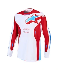 Alpinestars Racer Hunt Crosströja Vit Röd Blå