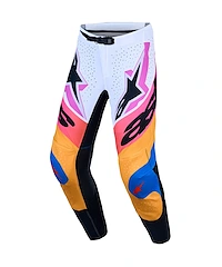 Alpinestars Supertech Dyna Crossbyxor Vit Blå Svart Lila