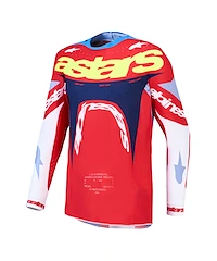 Alpinestars Supertech Dyna Crosströja Röd Vit Blå
