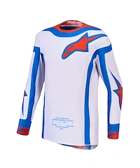 Alpinestars Supertech Vesta Crosströja Vit Blå Kardinalröd