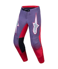 Alpinestars Supertech Hiten AFD Crossbyxor Grå Röd Lila