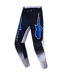 Alpinestars Supertech Hiten AFD Crossbyxor Svart Blå Vit