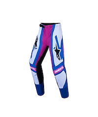 Alpinestars Supertech Maven Crossbyxor Vit Coral Blå Barn