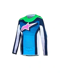 Alpinestars Supertech Maven Crosströja Vit Blå Grön Barn
