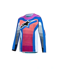 Alpinestars Supertech Maven Crosströja Vit Coral Blå Barn