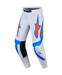 Alpinestars Supertech Vesta Crossbyxor Vit Blå Kardinalröd