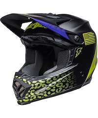 Bell Bell Moto-9 Mips Slayco Crosshjälm Svart Neongul Barn