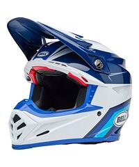 Bell Bell Moto-9S Flex Crosshjälm Merchant Gloss Blue