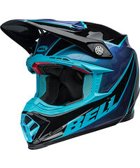 Bell Bell Moto-9S Flex Crosshjälm Sprite Gloss Blue