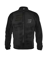 Shot Shot Elastisk Windbreaker Svart