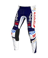 FXR Clutch Pro Crossbyxor Blå Vit Röd