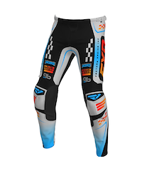 FXR Clutch Pro Crossbyxor Grå Blå Orange