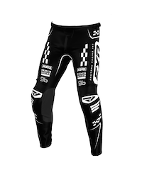 FXR Clutch Pro Crossbyxor Svart Vit