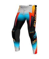 FXR FXR Clutch Crossbyxor Grå Sky Orange Barn