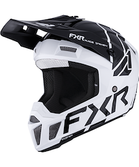 FXR FXR Clutch Crosshjälm Vit Svart Barn