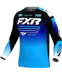 FXR FXR Clutch Crosströja Blå Vit